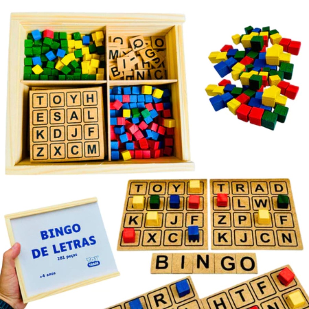 Bingo Letras para Alfabetização
