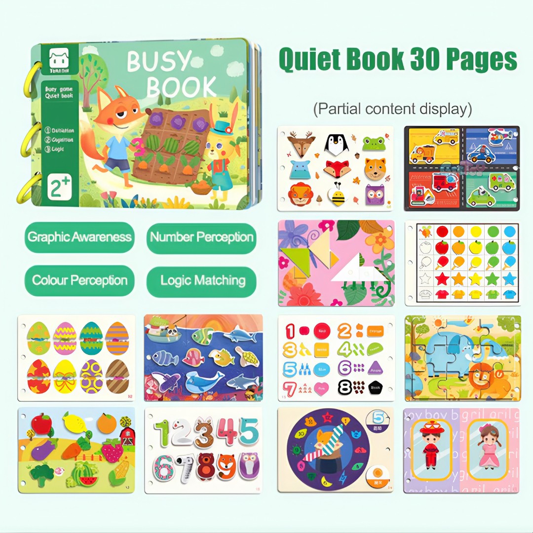 📘 SmartBook Baby™ – Livro Interativo Educativo para Crianças